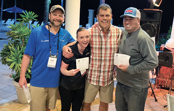 Jason Bishop, Christina Herrick, Jud Hudnut, Mike Depriest (Photo: LM Staff)
