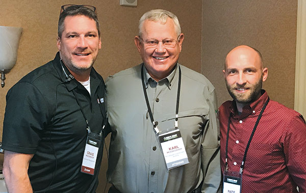 Craig MacGregor, Karl McCullough, Nate Moses (Photo: LM Staff)