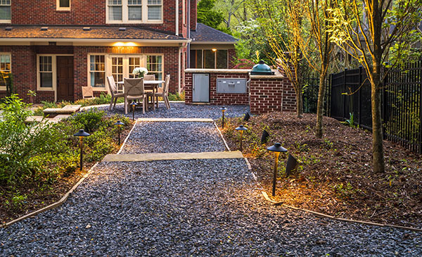 Slate pathway and patio (Photo: Joel Hordyk, Cameron Street Photography)