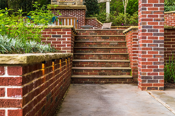 Brick steps (Photo: Joel Hordyk, Cameron Street Photography)