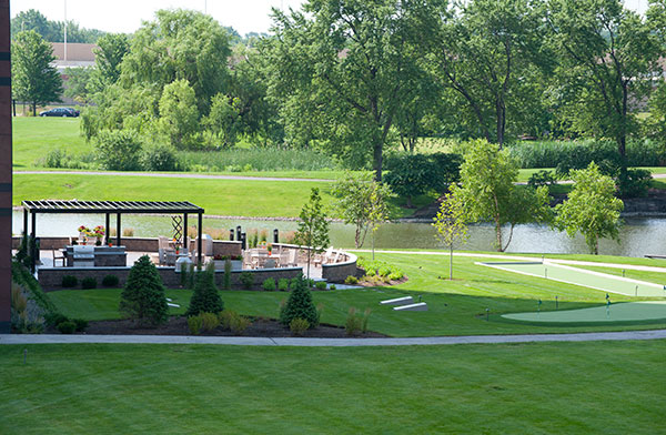 Design/build project by CP Hort (Photo: Cornerstone Partners Horticultural Services)