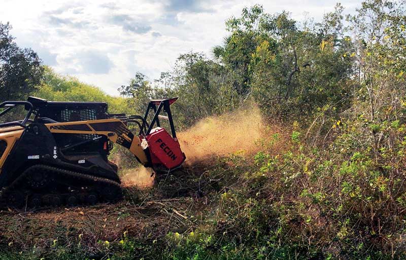 Fecon's new Blackhawk knife-tool mulching head. (Photo: Fecon)