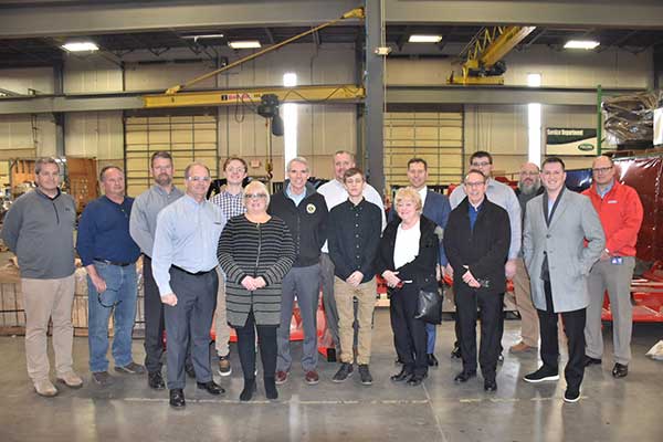 Fecon hosted Senator Rob Portman (Ohio), delegates from the United Way of Warren County and students involved with Fecon’s apprentice program. (Photo: Fecon)