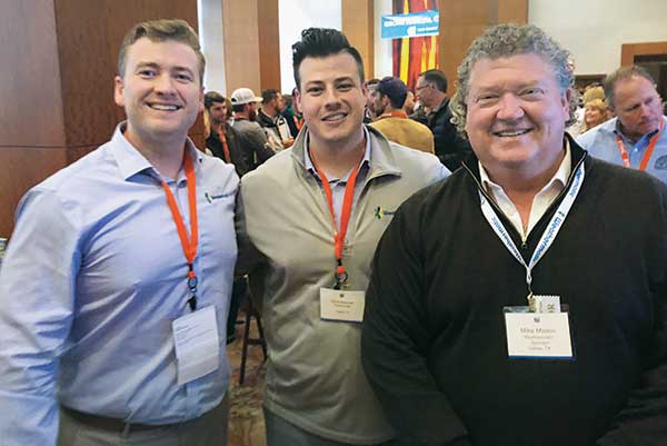 Lex Mason, David Buchner and Mike Mason at Grow! 2020 (Photo: LM Staff)