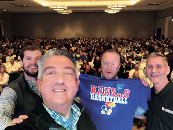 Vince Torchia, Marty Grunder, Billy Roddy and Seth Jones (foreground). (Photo: LM Staff)