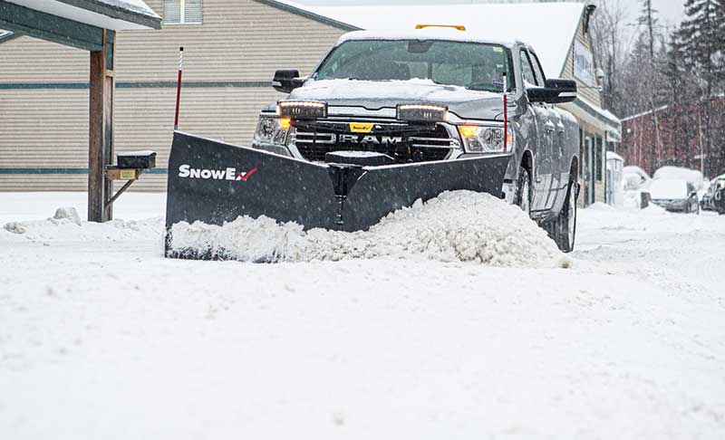 SnowEx’s new RDV V-plow. (Photo: SnowEx)