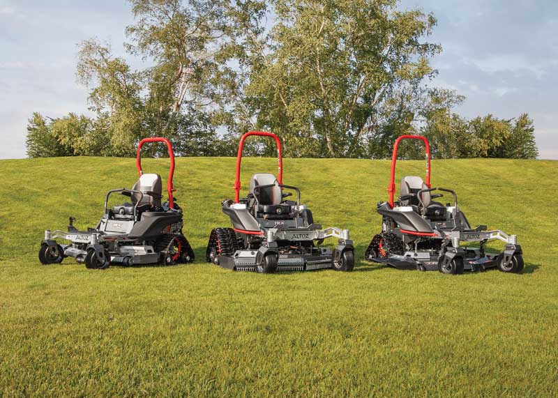 Altoz line of TRX tracked mowers. (Photo: Altoz)