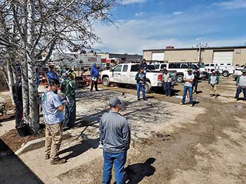 Longs Peak Landscape meeting outside (Photo: Mike DePriest)