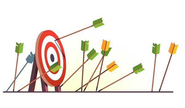 Target with arrows missing it (Photo: IconicBestiary/iStock / Getty Images Plus/Getty Images)