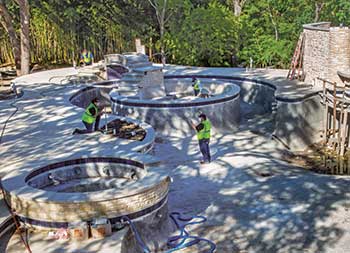 Crews working on a design/build project (Photo: Danny Hurley)