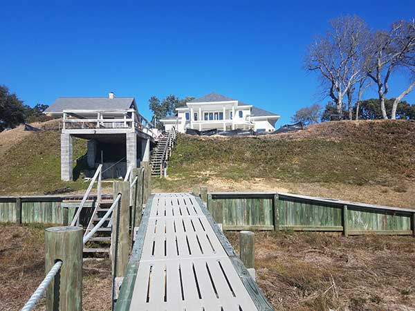 Sand dune hardscape project (Photo: ProGreen Turf & Landscape)