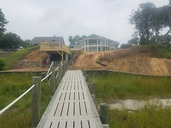 Sand dune hardscape project (Photo: ProGreen Turf & Landscape)