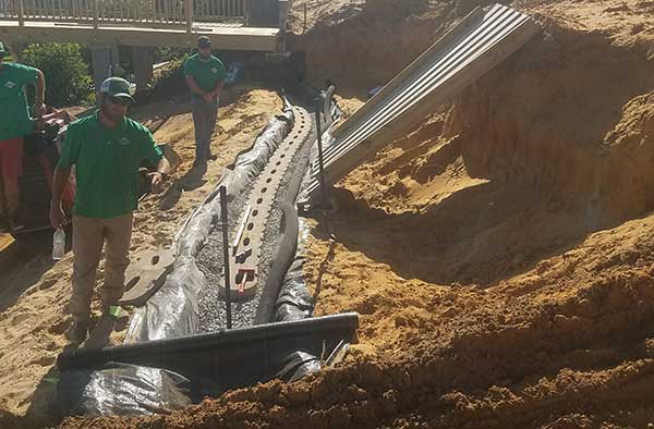 Sand dune hardscape project (Photo: ProGreen Turf & Landscape)