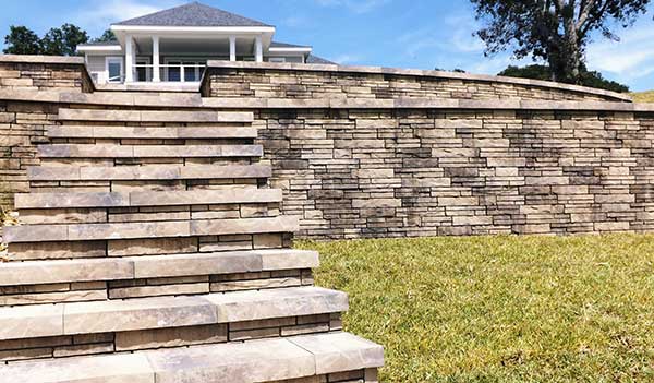 Sand dune hardscape project (Photo: ProGreen Turf & Landscape)