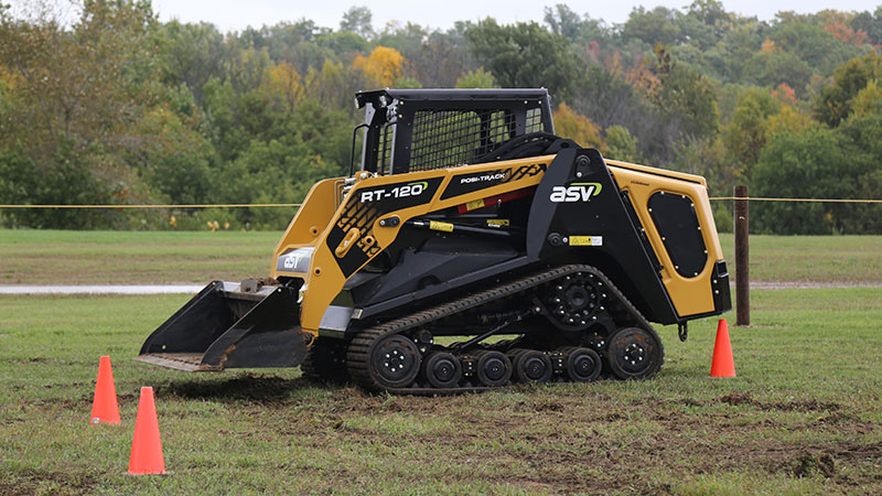 An ASV RT-120 moves without an operator as part of the company’s exploration into remote-control technology. (Photo: ASV Holdings)