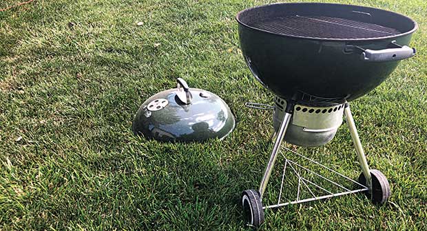 Grill that could cause possible turf damage (Photo: LM Staff)