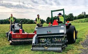 Crews using equipment safely (Photo: Farmside Landscape & Design)