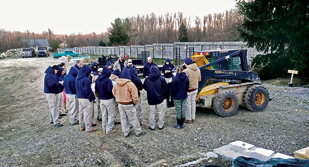 Skid-steer training session (Photo: The Pattie Group)