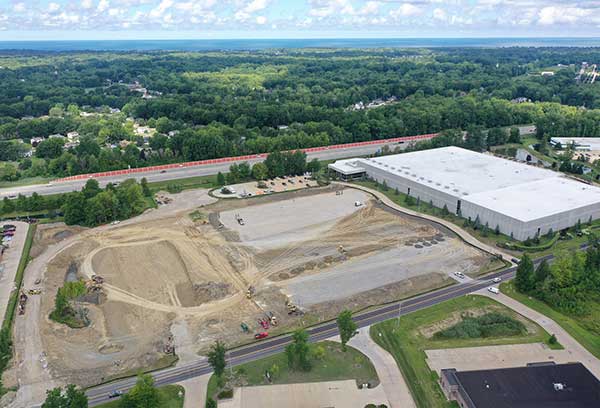 An overhead view of the footprint of Buyers Products' new distribution center and corporate headquarters. (Photo: Buyers Products)