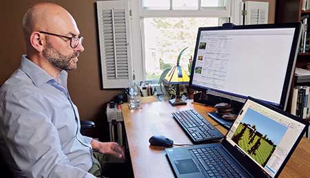 Person working with design software (Photo: Vectorworks)