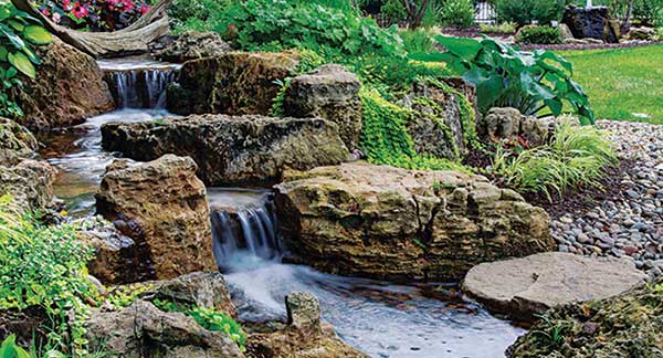 Water feature (Photo: Aquascape Construction)