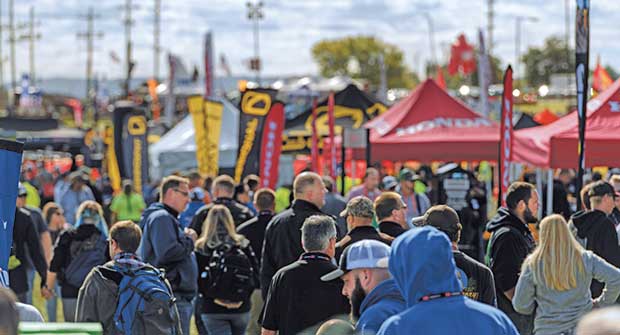 Outdoor exhibit area of GIE+EXPO 2019 (Photo: Brian Bohannon Photography)