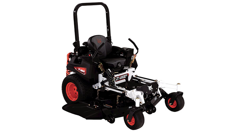 Bobcat Company's new ZT6100 includes features like the AirFX cutting system, with a deep profile and bullnose design lift the grass to the blade, and it creates a powerful vacuum for a razor-sharp, uniform cut and pristine finish. (Photo: Bobcat Company)