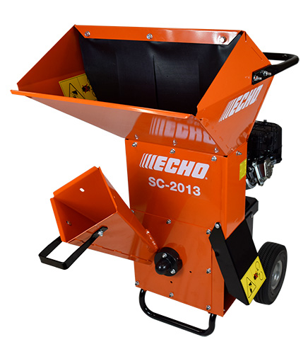 Echo's new chipper shredders can can chip branches up to 3 inches in diameter and shred material up to ¾ inch thick. (Photo: Echo)