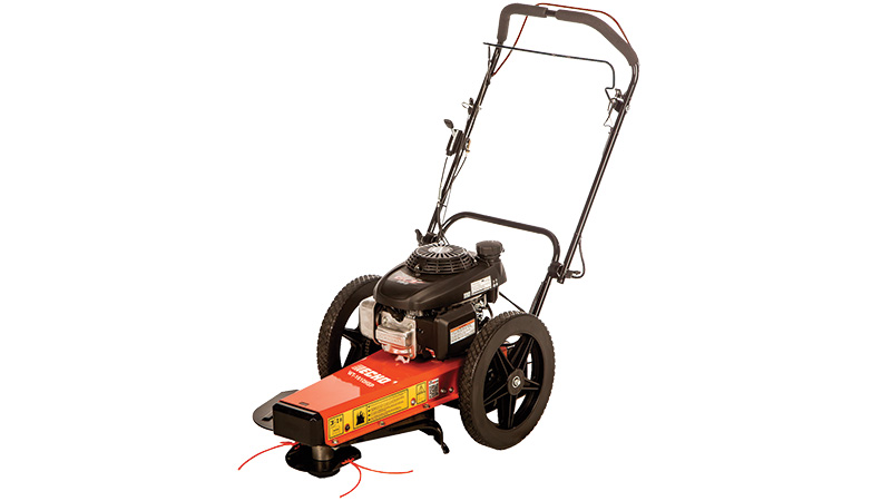 Echo's new wheeled trimmers are five times more powerful than handheld trimmers, according to the company. (Photo: Echo)