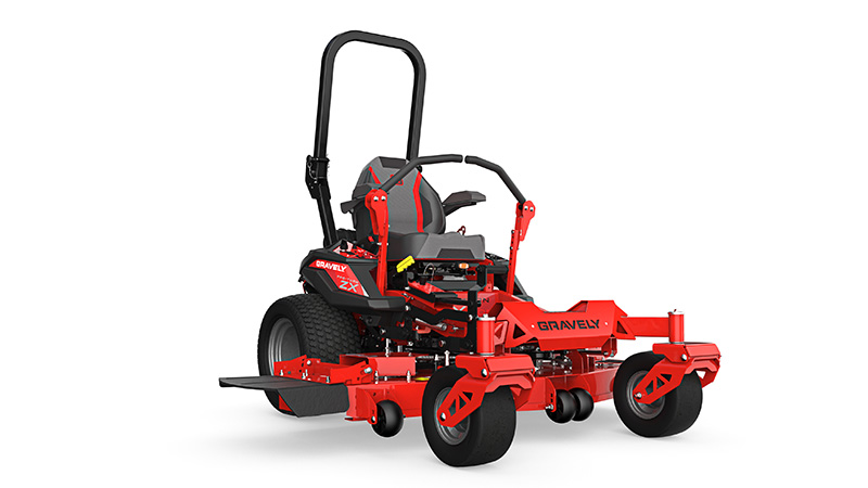 Gravely's Pro Turn ZX model comes with a new suspension seat which absorbs the smaller vibrations in addition to the larger impacts. (Photo: Gravely)