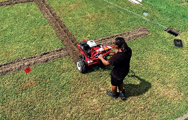 Irrigation project (Photo: Drip Drop Lawn Care)