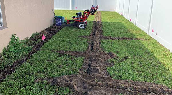 Irrigation project (Photo: Drip Drop Lawn Care)
