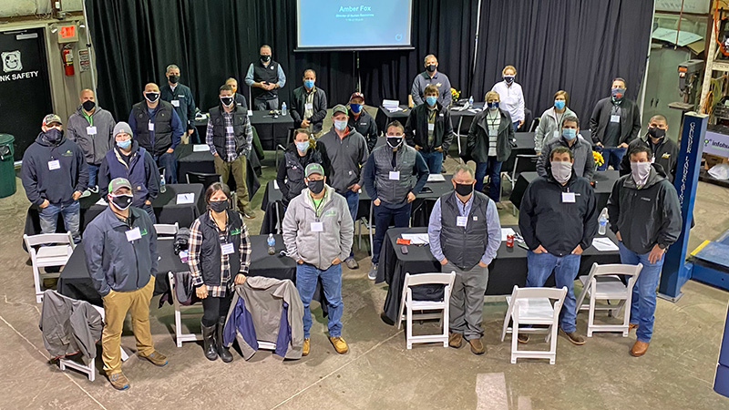 25 landscape professionals got an inside look at Grunder Landscaping Co. during its Fall Field Trip. (Photo: The Grow Group)
