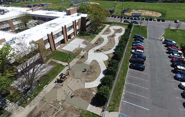 Hardscape project (Photo: Luigi Iannucci)