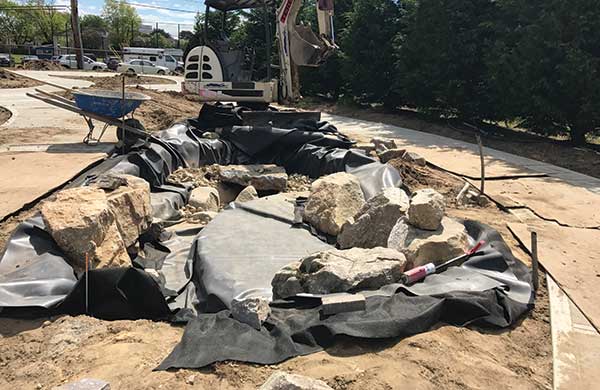 Hardscape project (Photo: Sue Sotera)
