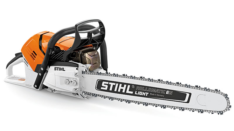 Stihl's MS 500i is the first chainsaw on the worldwide market with electronically controlled fuel injection, according to the company. (Photo: Stihl)