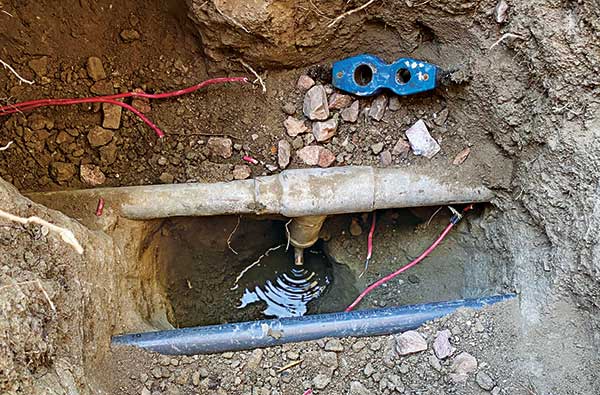 Irrigation renovation (Photo: Weisburg Landscape Maintenance)