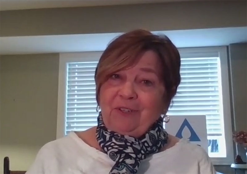 Carol Colein, executive director, American Society of Irrigation Consultants, shares a few tips during @irrigationassoc 's #WomenInIrrigation: - Take chances - Don't be afraid of failure - Networking and get involved in industry organizations (Screencap: LM Staff)