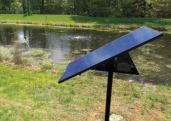 Pond aeration (Photo: Linne Industries)