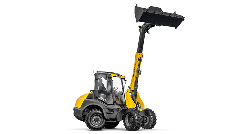 With a lifting height of 15.5 feet (4.72 meters) and outreach of 11.5 feet (3.5 Mecalac’s AS900tele allows operators to minimize repositioning while maximizing reach. (Photo: Mecalac)