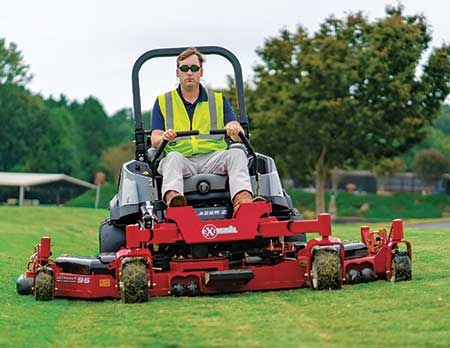 Person on Exmark mower (Photo: Exmark)