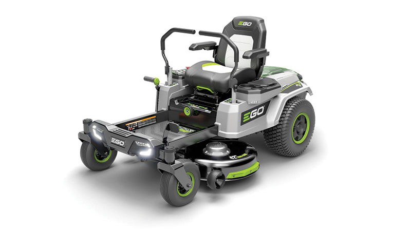 Ego's new Z6 42-inch Z6 zero-turn is the equivalent of a 22-horsepower gas mower. (Photo: Ego)