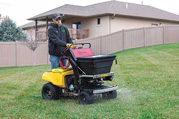 Spray equipment with foam turf markers (Photo: Z Turf Equipment)
