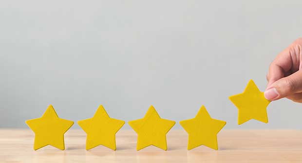 Five stars (Photo: marchmeena29 / iStock / Getty Images / Getty Images Plus)