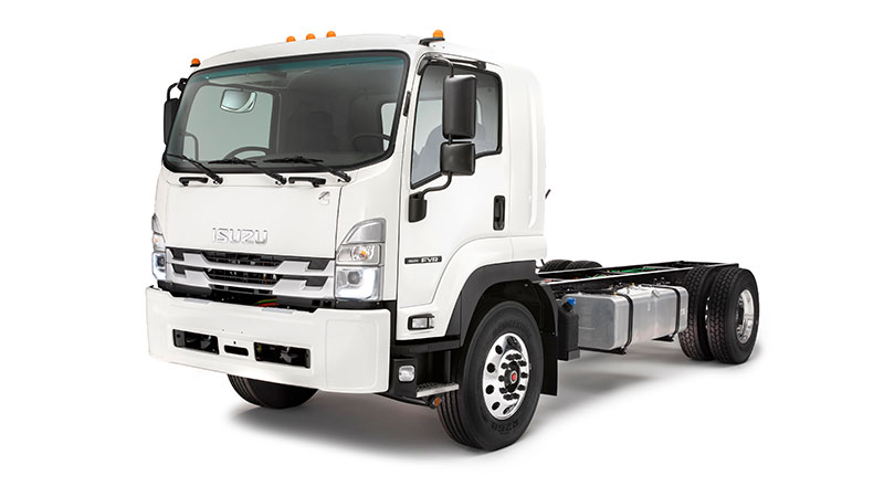 The Isuzu FVR will include a Cummins B6.7 diesel engine will now be featured on all new 2022 Isuzu F-Series trucks. (Photo: Isuzu Commercial Truck of America)