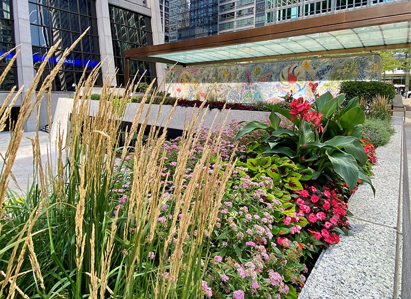 Chase Tower Plaza (Photo: Moore Landscapes)