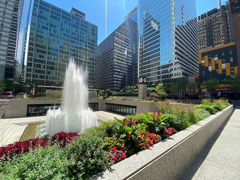 Chase Tower Plaza (Photo: Moore Landscapes)