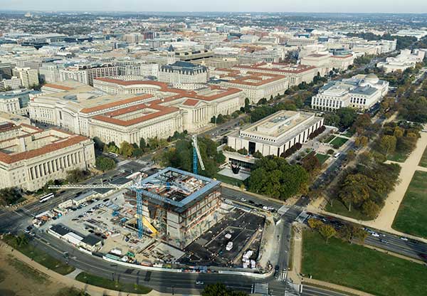 Irrigation project at NMAAHC (Photo: Ruppert Landscape)