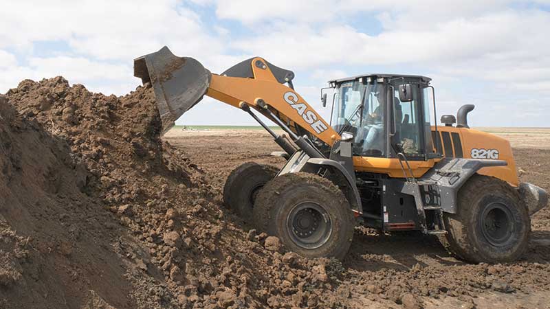 Case's new G Series wheel loaders include improvements such as a new operator touchscreen display and interface, new operating modes, an integrated OEM payload system, remote diagnostics and more. (Photo: Case)