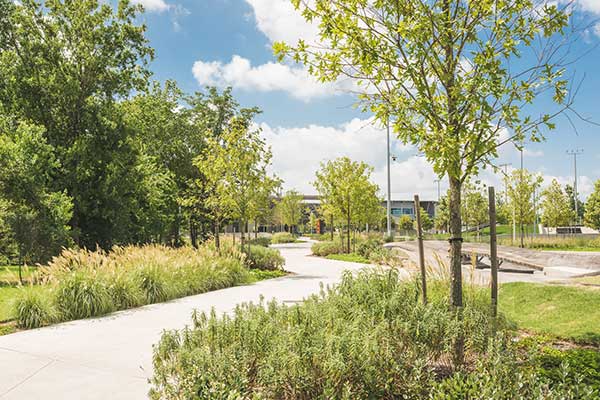 Hardscape project at BMX Park (Photo: Yellowstone Landscape)